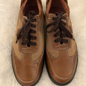 Coach Men's Leather and Fabric Loafers